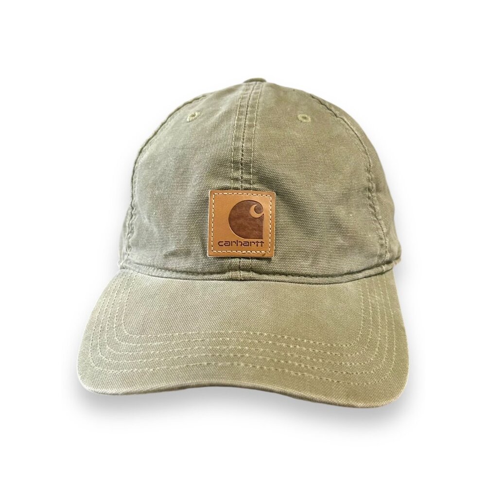 Carhartt Green Canvas Patch Hat